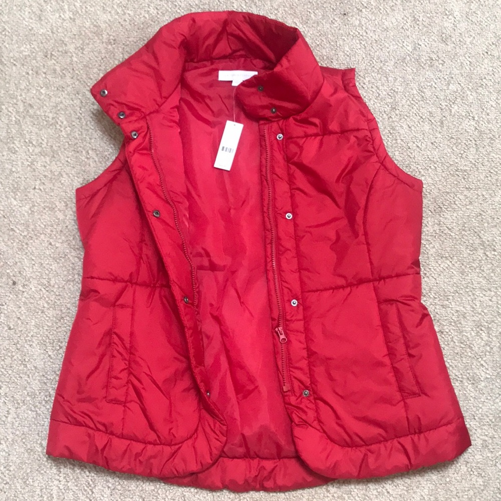 Red New York and Company Vest